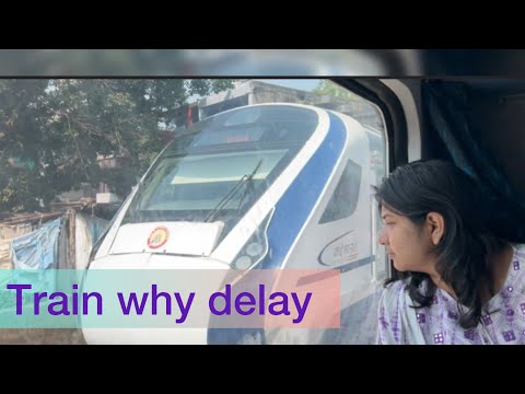 Train why delay pata nehi husband wife official #husbandwifechannel #myfirstvlog #vlog