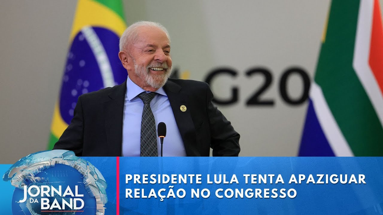 Presidente Lula tenta apaziguar relação no Congresso | Jornal da Band