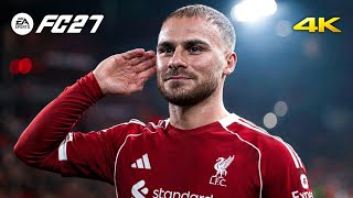 EA FC27 - Liverpool Fc Vs Fulham Fc Premier League | PS5 4K GAMEPLAY 