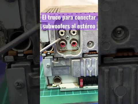 El truco para sacarle provecho a la salida del estéreo exclusiva para subwoofers #caraudio