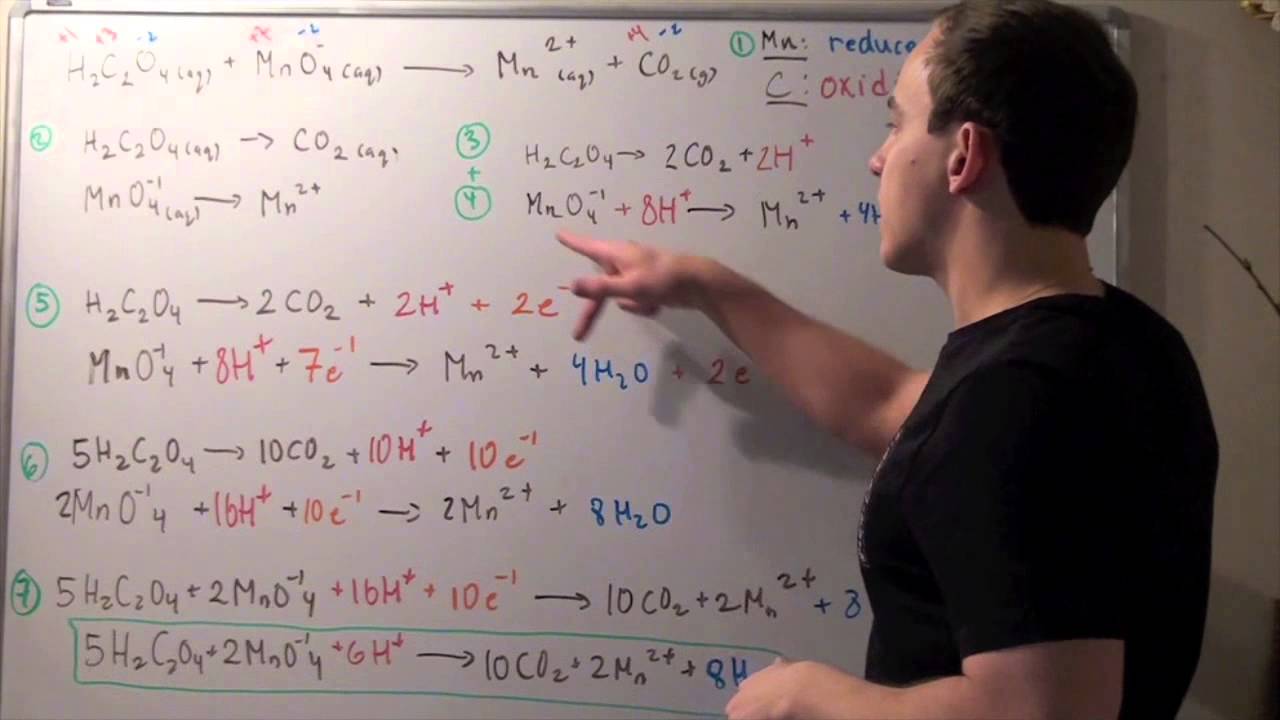 Balancing Redox Reactions Example