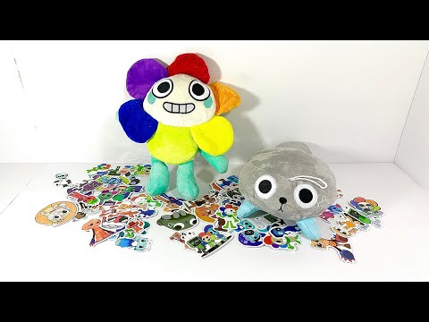 Dandys World Plushies Unboxing RARE Stickers! | Pebble and Dandy Plushies