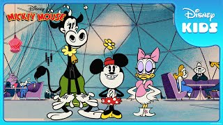 Minnie, Daisy, and Clarabelle Cow Try to Enjoy A Fancy Meal 🍽️ | Mickey & Friends | @disneykids