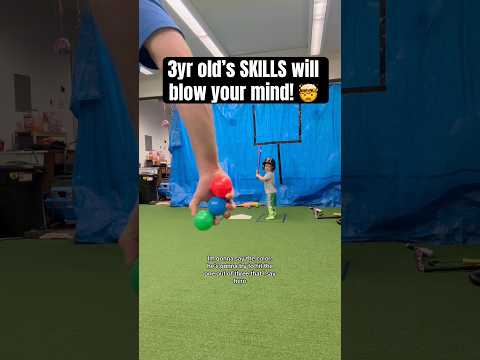 You Won't Believe This Toddler's Batting Skills!