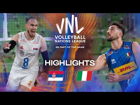 Serbia 🇷🇸 vs. Italy 🇮🇹 - Highlights | Week 3 | Men's VNL 2025