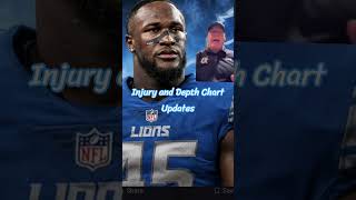 The Latest MAJOR Lineup updates for the Lions….