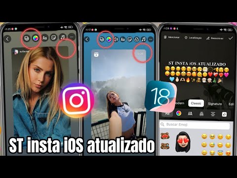 ST INSTA IOS ATUALIZADO 🥳 INSTAGRAM ESTILO IPHONE 2024 | FONTES iOS + EMOJIS iOS + REPOST COM BORDAS