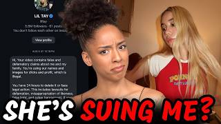 Lil Tay Threatened To Sue Me...