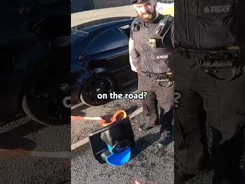 Police stopped me riding my crazy cart...