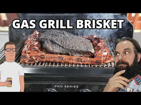 I Smoked PERFECT Texas Style BRISKET on a GAS GRILL