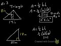 Calculating Areas of Shapes