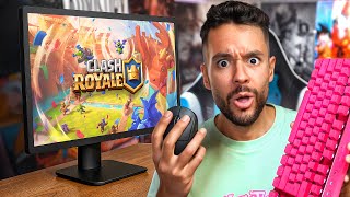 JUEGO CLASH ROYALE EN PC POR PRIMERA VEZ - TheGrefg