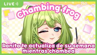 Noche de Chamba y Chisme ☕🎨 | Dibujando y poniéndonos al día 🐸 Vtuber 