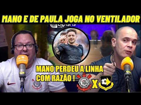 MANO E DE PAULA FOI FIRME E REPRESENTOU A FIEL ! NOTICIAS DO CORINTHIANS