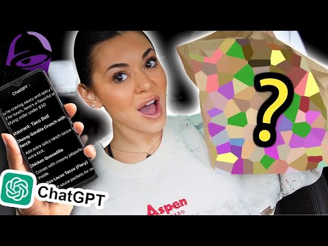 Letting AI Decide What I EAT! - CHATGPT MUKBANG CHALLENGE!