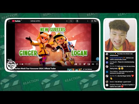 🔴 Live Reaction: Subway Surfers Vancouver 2024 - Membership Giveaway