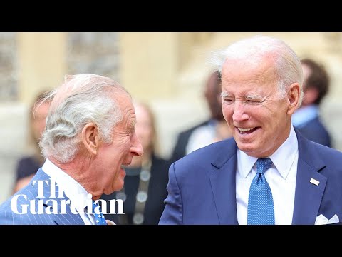 Joe Biden meets King Charles at Windsor Castle