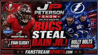 Bucs Steal Rueben Bain! | Evan Closky & Charlie Strong Talk Bucs Draft | Lightning Invade Montreal