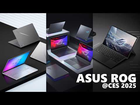 Asus ROG is cooking at CES 2025! Updated Zephyrus G14/G16, awesome Scars and a new ROG Flow Z13!