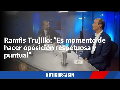 Ramfis: “Es momento de hacer oposición respetuosa”