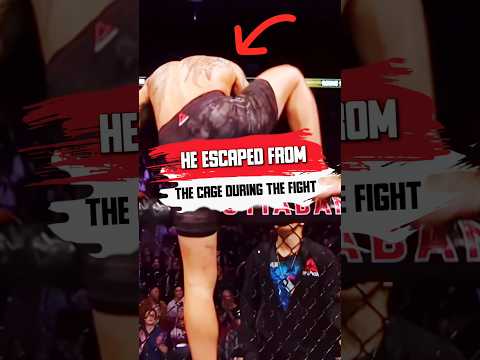 Why did Max Holloway run during the fight? #mma