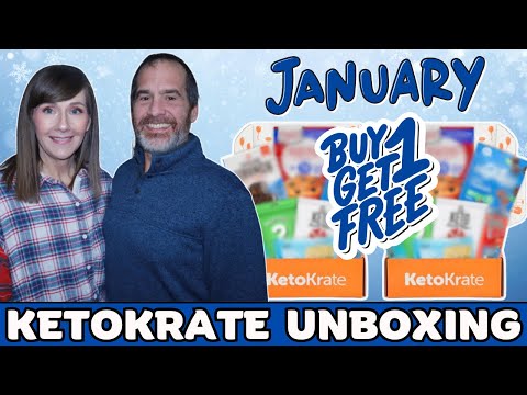 January KetoKrate Unboxing & Taste Test | B1G1 FREE!