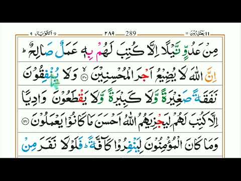 Quran Sharif Para 11 with Tajweed Tips Part 07 🥀