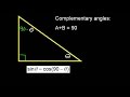 Understanding Complementary Angles and Trigonometric Relationships