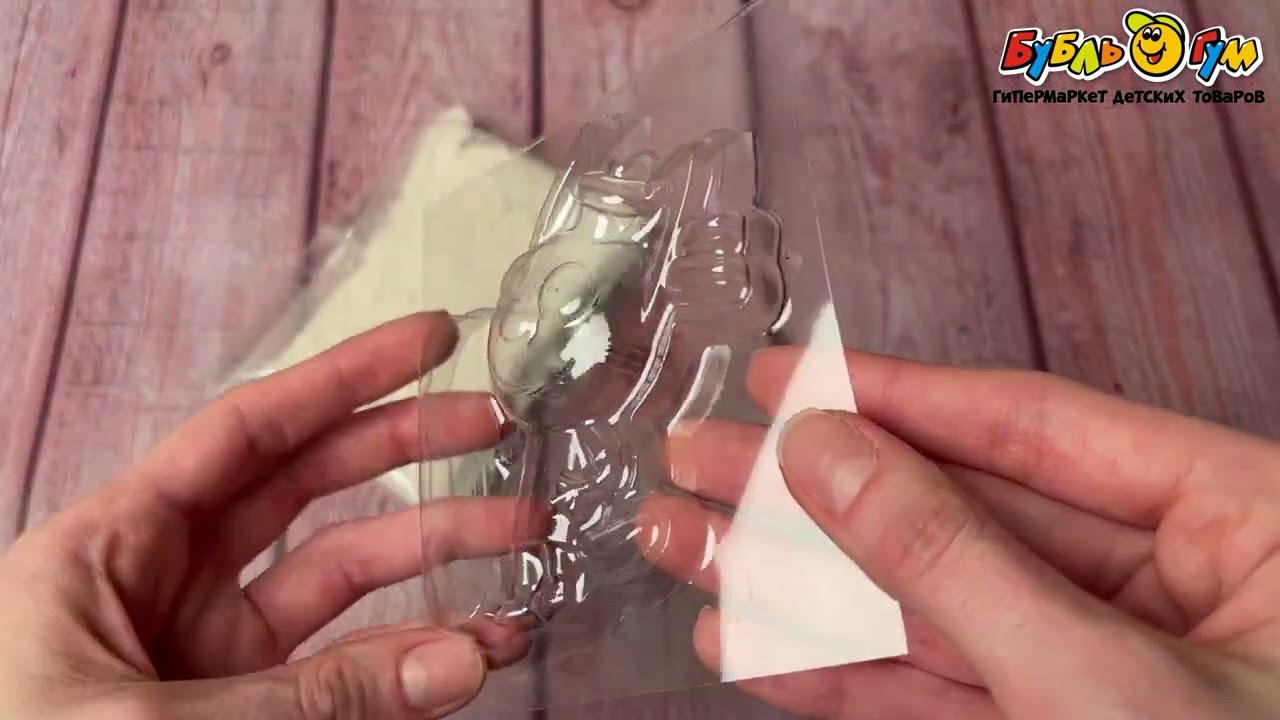 Набор Магнит из гипса Три кота Коржик со скейтбордом - видео