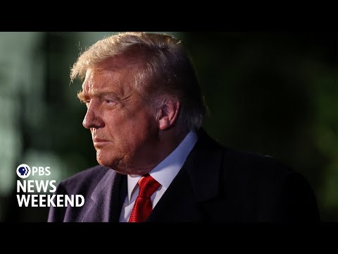 YouTube video thumbnail: U.N. Agencies Rush aid Into Gaza as Trump Starts Asia Diplomacy Tour