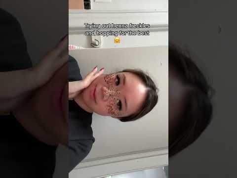 Wish me luck babes #hennafreckles #freckles #makekupfreckles