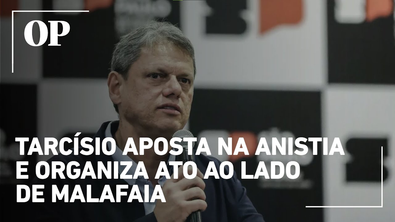 Em jantar com Malafaia Tarcísio prevê aprovação da anistia ainda neste ano