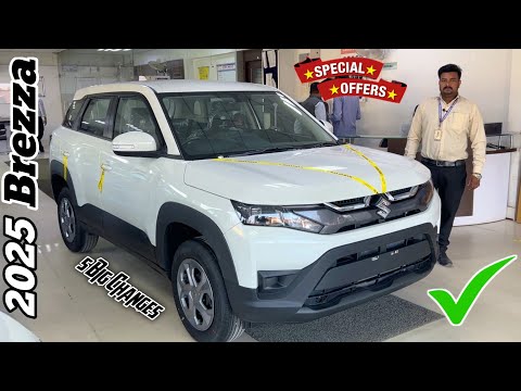 2025 Maruti Suzuki Brezza Lxi Base Model With New Updates 🤯 || Maruti Brezza 2025 Model