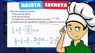 RECETA SECRETA | Ejercicio con fracciones |  CASIO