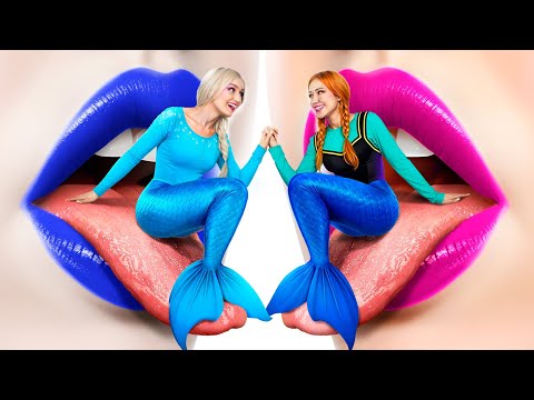 من فروزن مع إلسا وآنا لـ عروسة البحر الجميلة!