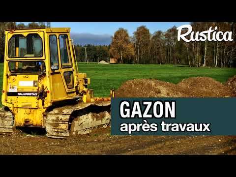 Comment regarnir un gazon après le passage des engins de chantier ?