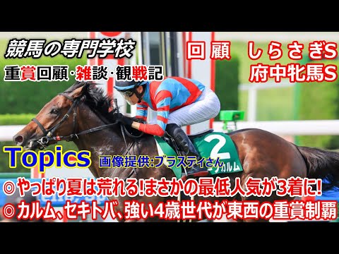 【しらさぎS 府中牝馬S】回顧・雑談・観戦記 いきなり最低人気が馬券に これがあるから夏競馬は怖い