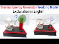 Thermo Electric Generator Concepts