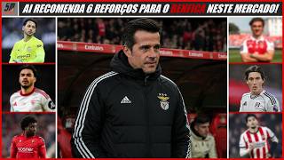 MERCADO PERFEITO PARA O BENFICA: AI RECOMENDA 6 REFORÇOS PARA O BENFICA NESTE MERCADO!