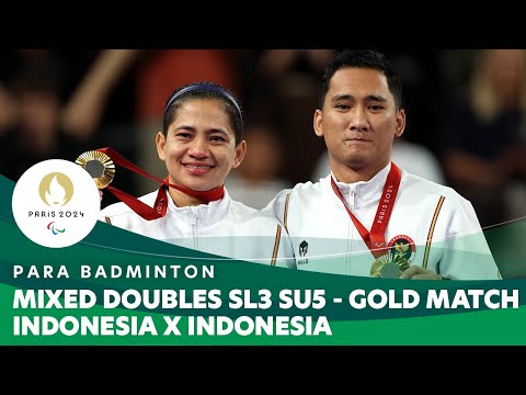 INDONESIA X INDONESIA - Mixed Doubles SL3 SU5 - Gold Match | Para Badminton - Paris 2024 Paralympics