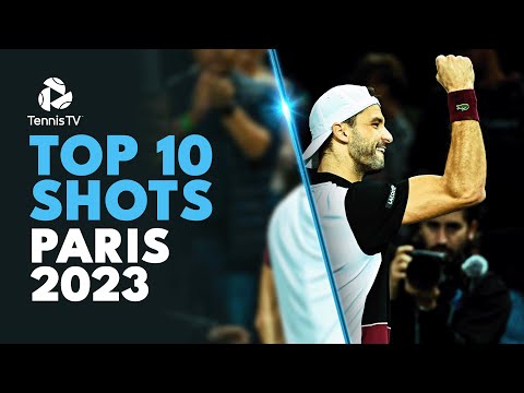 Brilliant Rune Runaround Forehand, Dimitrov Magic & More! | Top 10 Shots Paris 2023