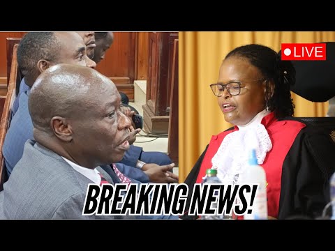 LIVE: FORMER DP GACHAGUA IN COURT TO OVERTURN HIS IMPEACHMENT