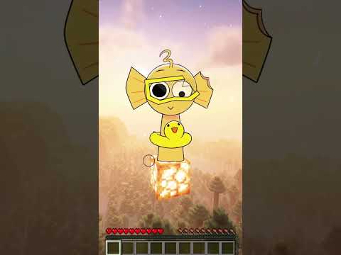 Bandicoot vs Sprunki Green Phase 4 in Minecraft