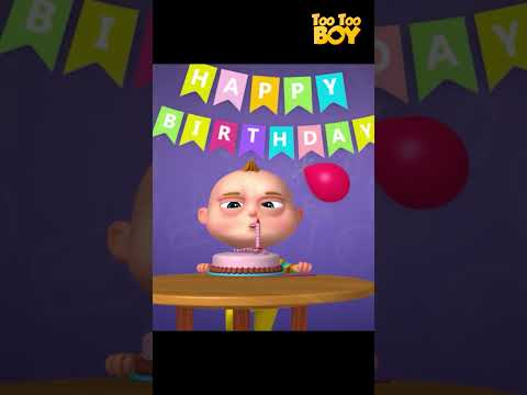 Birthday Candle Shorts | Too Too Boy | Cartoon Animation For Children | Comedy funny clips #shorts