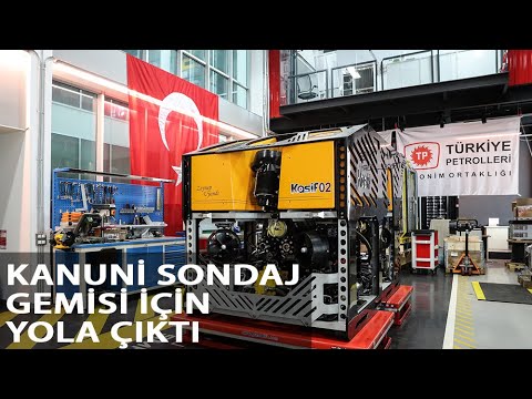 Yerli Su Altı Robotu Kaşif 2, Kanuni Sondaj Gemisi İçin Yola Çıktı