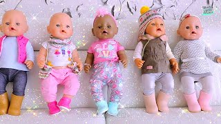 Baby Born Black Girl & Baby Annabell Brother Alexander | Unboxing, Feeding, Play & Bedtime