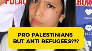 Hypocrites; PRO PALESTINE BUT ANTI REFUGEE???! 🤯😡 #palestine #freepalestine #gaza #refugees