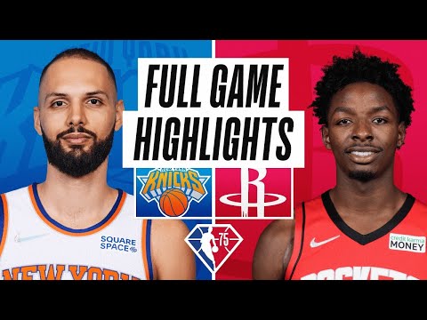 New York Knicks vs. Houston Rockets Full Game Highlights | December 16 | 2022 NBA Season