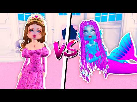 PRINCESA VS SIRENA en DRESS TO IMPRESS 🧜‍♀️👑 Roblox