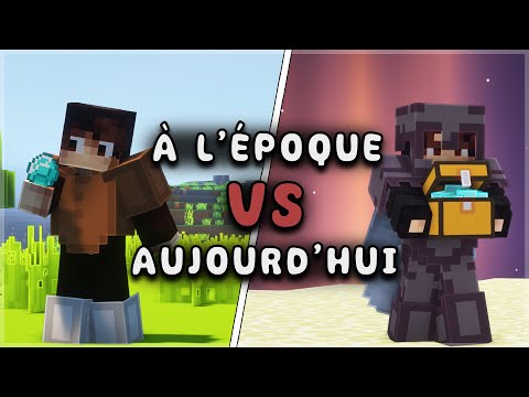 À l'époque VS Aujourd'hui - Compilation shorts Minecraft